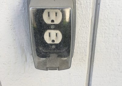 covered outlet inspection